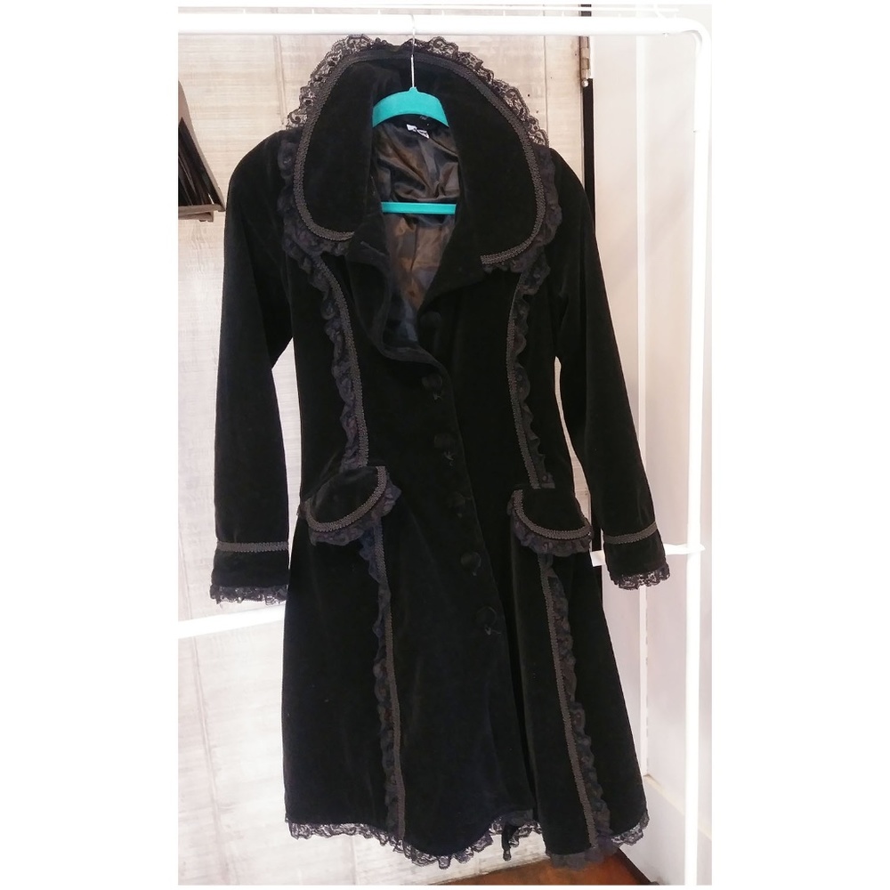 BLACK SPIN DOCTOR STEAMPUNK VICTORIAN COAT